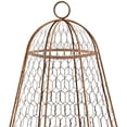 thumbnail image 4 of Set of Six Panacea 83280 Rustic Wire Garden Cloches, 20" H Each, 4 of 9