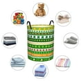 thumbnail image 4 of Lsque St. Patrick's day in green colors Pattern Laundry Hamper Basket, Tall Woven Rope Hamper Basket for Clothes, Lightweight Storage Basket, Collapsible Waterproof-Small, 4 of 6