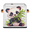 Multicolor 4, variant on CURLYOOT Curious Panda Cube Storage Bin, 11 Inch Storage Cube Fabric Bin for Shelves, Foldable Clothes Organizer Baskets with Leather Handle for Closet Home