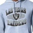 thumbnail image 3 of Men's Starter Heather Gray Las Vegas Raiders Team Grit Graphic Hoodie, 3 of 3
