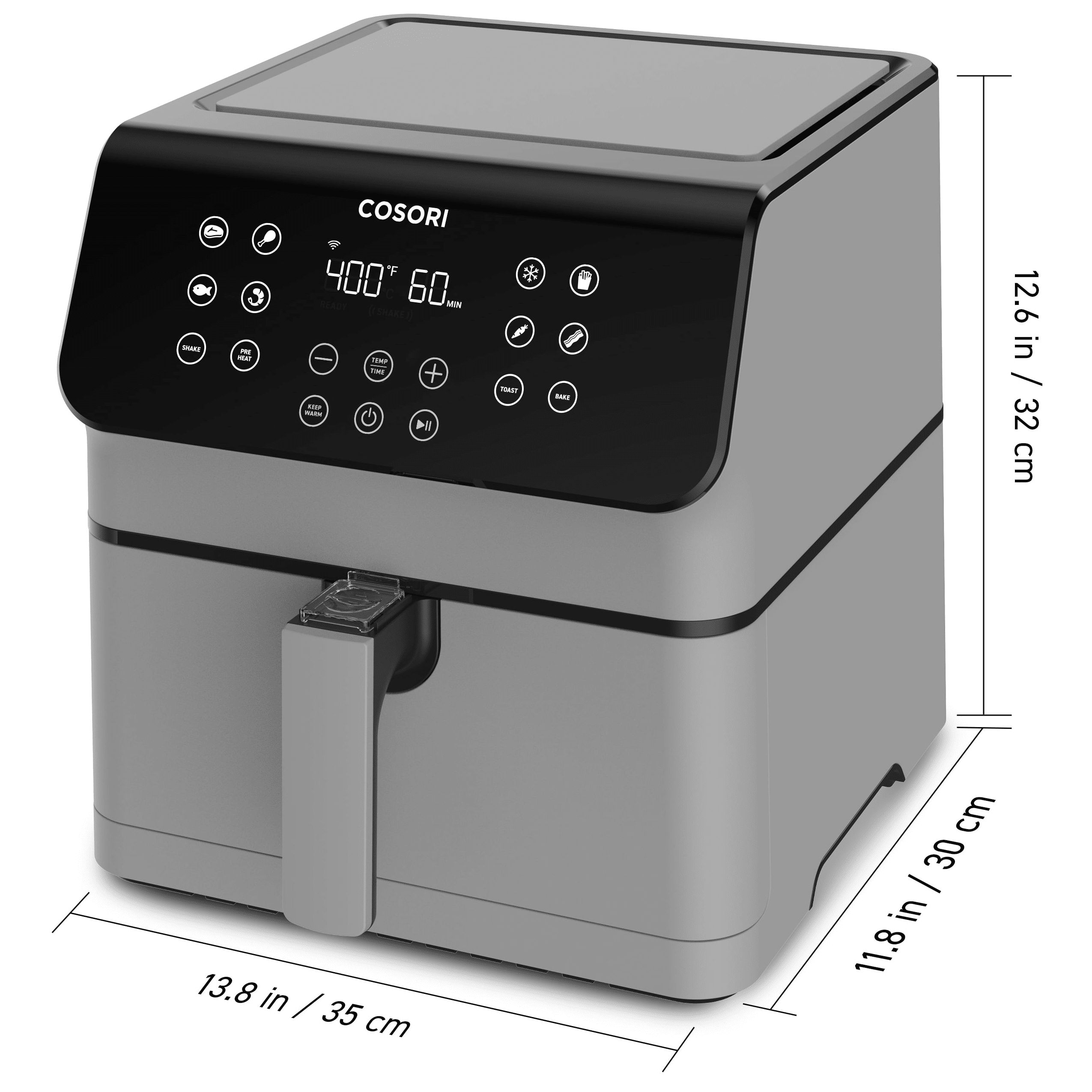COSORI Pro II 5.8-Quart Smart Air Fryer, Large 12-in-1 Air Fryer, Voice  Control