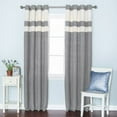 thumbnail image 2 of Best Home Fashion, Inc. Heavyweight Striped Semi-Sheer Grommet Curtain Panels (Set of 2), 2 of 6