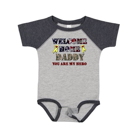 

Inktastic Welcome Home Daddy Gift Baby Boy or Baby Girl Bodysuit