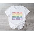 thumbnail image 3 of Love is Love T-Shirt, Womens Love is Love Shirt, Pride Shirt, Mens Love is Love Shirt, Kindness Shirts, LGBTQ Support Tees, Gay Pride Shirt 1390954135, 3 of 5