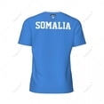 thumbnail image 3 of Exclusive design Somalia Flag Grain 3D Printed Men For Running Bike Soccer Tennis Fitness Sports tshirt Mesh Fans Short T-shirt, 3 of 11
