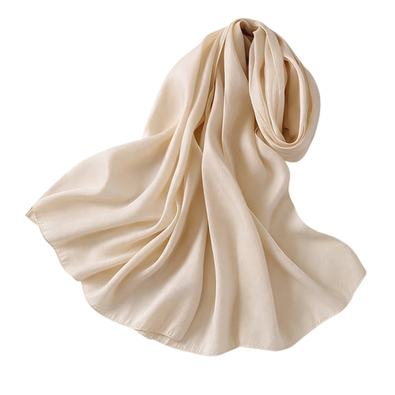 Bbyeadc Shawls for Women Sparkling Silk Shiny Shawl Long Sheer Elegant Stole for Evening Dresses,Beige(One Size)