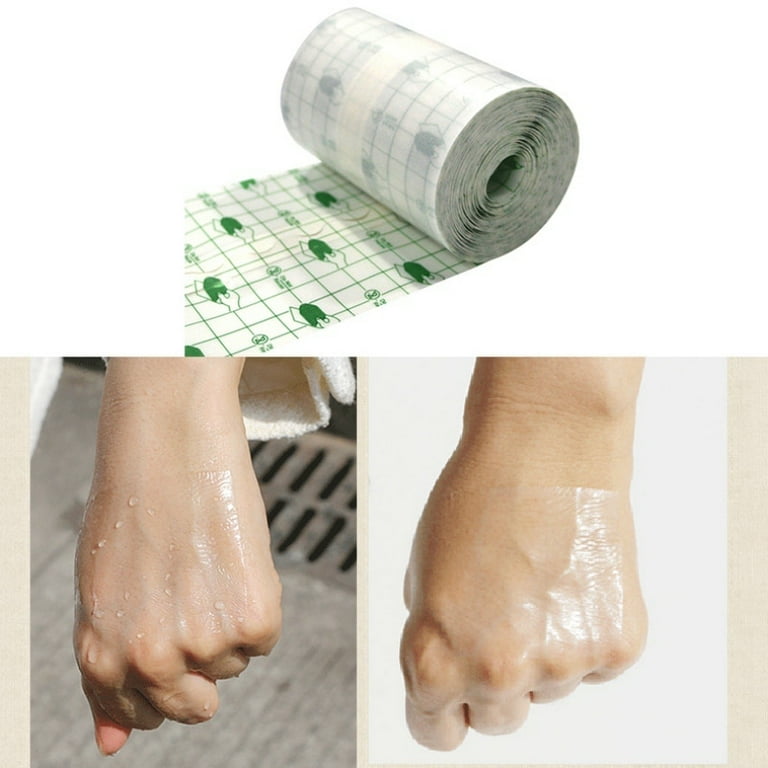Adhesive wound dressing waterproof transparent deals