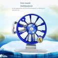 thumbnail image 4 of Metal Right Hand Flying Ice Fishing Reel Rock Fishing Hand Rod Front Wheel with One Click Release Switch, 4 of 6