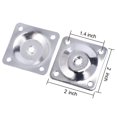 thumbnail image 4 of Placas de montaje para patas de muebles Maricome, 4 piezas, soportes en T M8, 4 of 7