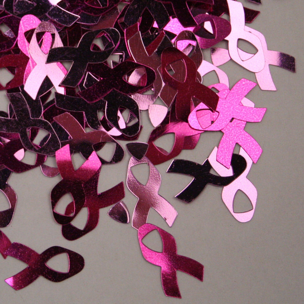 PINK RIBBON CONFETTI 28g bag National Breast Cancer Foundation charity