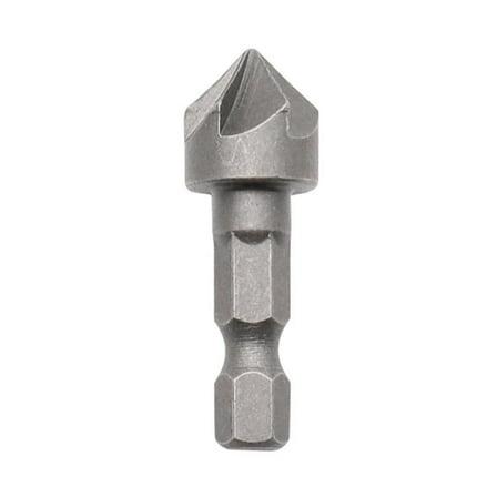 6 Flute 90 Degree Countersink Drill Chamfer Bit Hexagonal Chamfering Carbon Hand Steel Tools Six Sandblasting B8U1 Shank Tool G1I1
