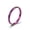 Purple, variant on Titanium Steel Couple Rings, Fashion and Simplicity Electroplated Vacuum Gold Plated Ring for Couples