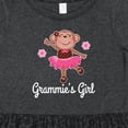 thumbnail image 4 of Inktastic Grammie Girl Ballerina Monkey Girls Toddler Dress, 4 of 5