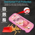 thumbnail image 3 of Fintie Case for Nintendo Switch Lite 2019 - Kids Friendly Ultralight Shockproof Anti-Scratch Protective Cover w/Ergonomic Grip Comfortable Grip Case for Switch Lite Console, Pink, 3 of 8