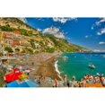 thumbnail image 3 of Bolokofsky, Ronald 18x13 Black Modern Framed Museum Art Print Titled - Positano Beach I, 3 of 5