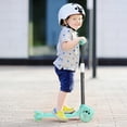 thumbnail image 7 of Adjustable Height Toddler Kick Scooter with Light Up Wheels - Balance Trainer for Kids, 7 of 7