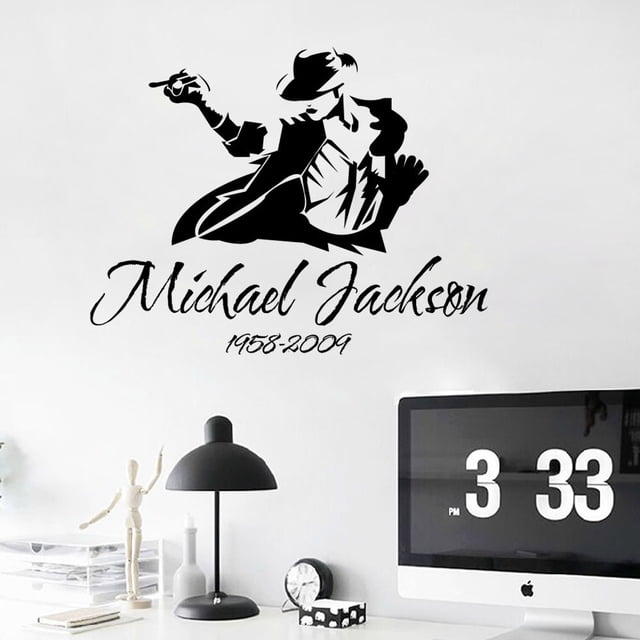 Adhesivo de pared Michael Jackson Dance para sala de estar y dormitorio