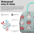thumbnail image 3 of Lunch Bag Lunch Box for Women Reusable Insulated Lunch Bags,Water-Resistant Crab Design Pattern Cooler Lunch Tote Bag, Large Capacity for Work Travel Picnic, 3 of 6