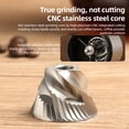 thumbnail image 2 of Electric Coffee Bean Grinder for Quiet Grinding 25g Bean Capacity Ceramic Core Type-C Rechargeable Stepless Adjustable Coarseness Burr Grinder with Cleaning Brush, 2 of 9