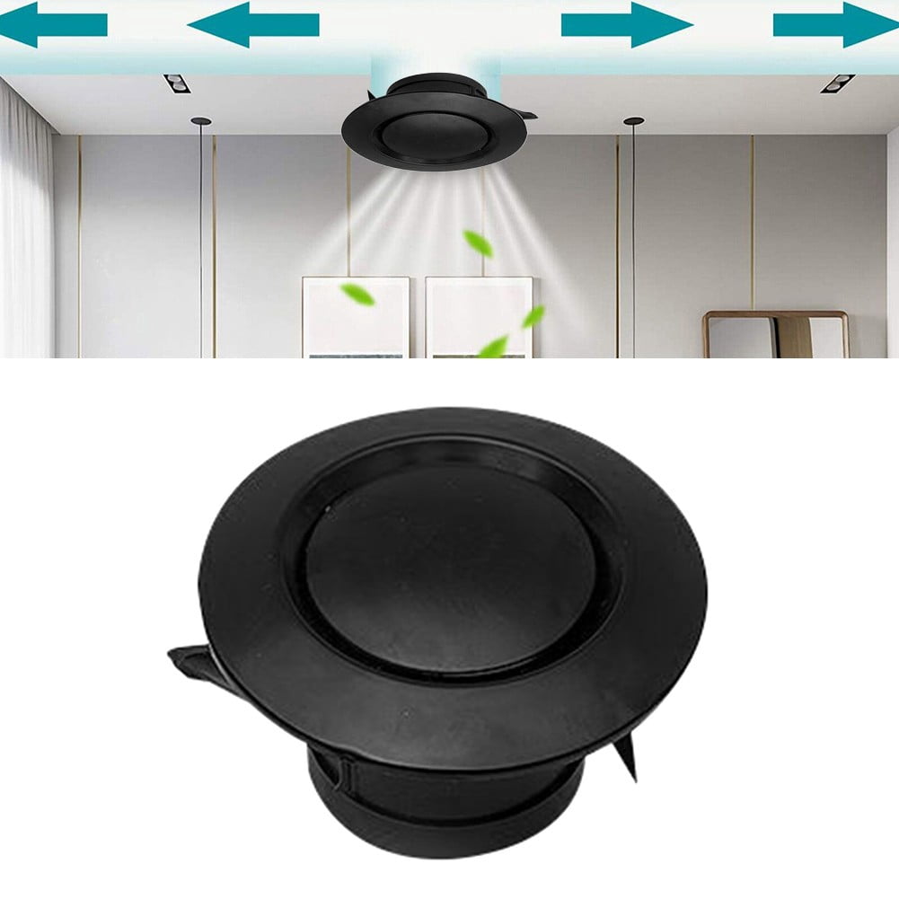 ABS Air Vent Cover Exhaust Hood 75/100/125/150/200mm Round Ducting Ventilatie Cover Decorating Ventilatie Cover