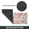 thumbnail image 6 of Pioneer Flower Floral Print Pattern Kitchen Rugs Sets Of 2,Anti Fatigue Kitchen Mat Rugs Non Slip Washable,Decorative Kitchen Floor Mats for Kitchen,Sink,Laundry,17"x30"+17"x47", 6 of 7
