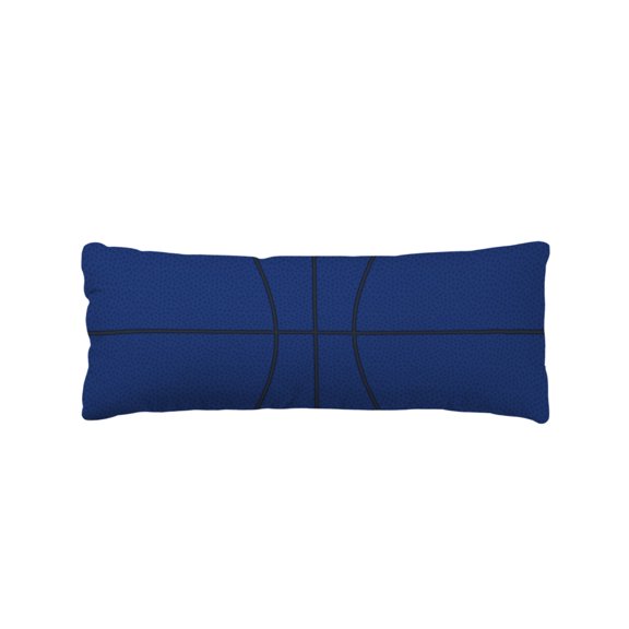 Basketball Body Pillow Cover 20 x 60 Inch Decorative Pillow Cover Blue Abstract Black Lines Ball Sports Lumbar Pillowcase Seasonal Rectangle Cushion Case for Couch Sofa Bed Living Room