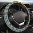 thumbnail image 4 of Uemuo Construction Machinery Printed Car Elastic Steering Wheel Cover - Universal Car Accessory for Diverse Cars Anti-Slip, and Comfortable- 15", 4 of 8