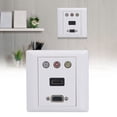 thumbnail image 1 of Garosa Composite Video Panel,Integrated Multimedia Wall Panel,Audio Video Wall Socket Support 1080P High Impact Resistance Durable Composite Video Panel, 1 of 8