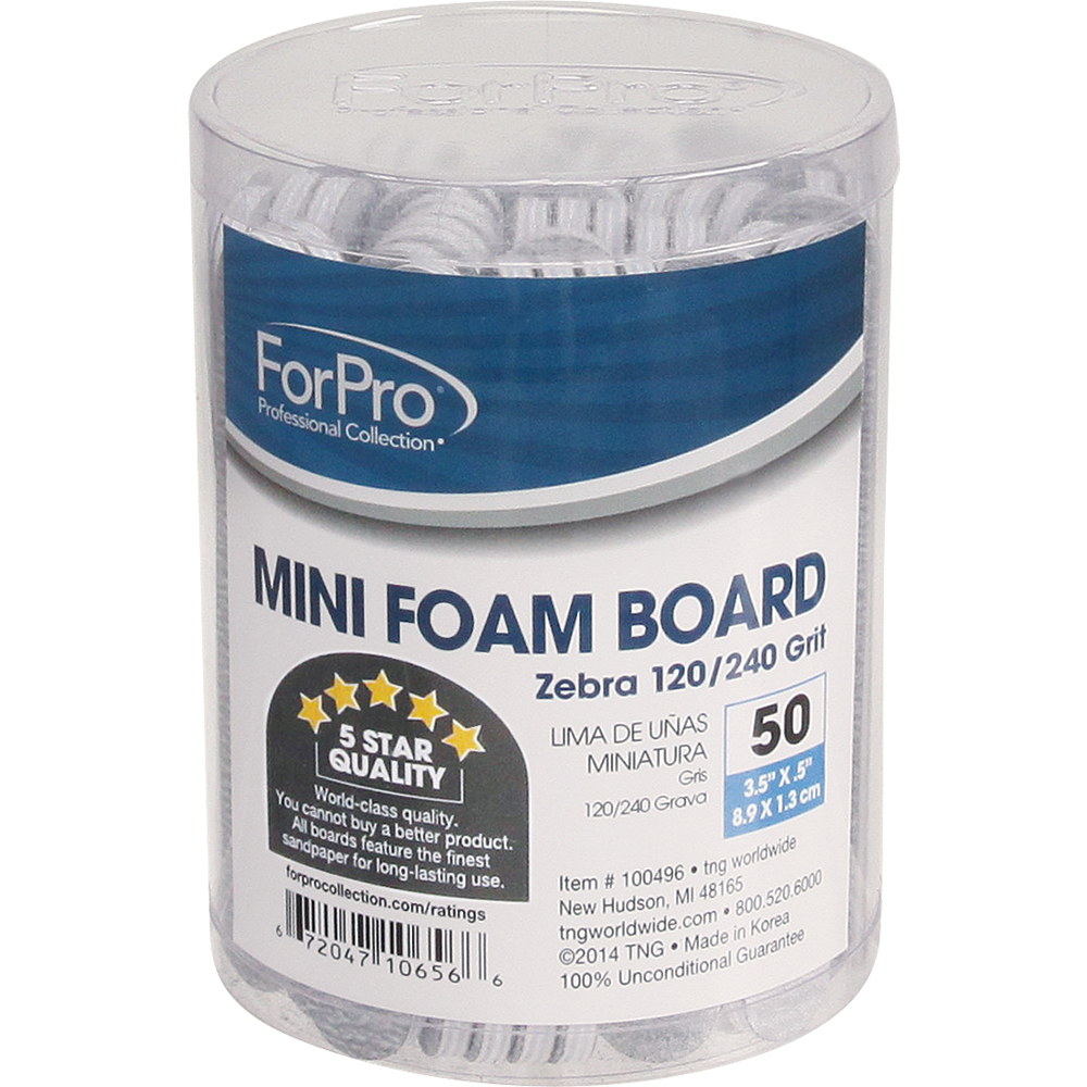 Zebra Mini Foam Boards 120/240 grit 50pk.