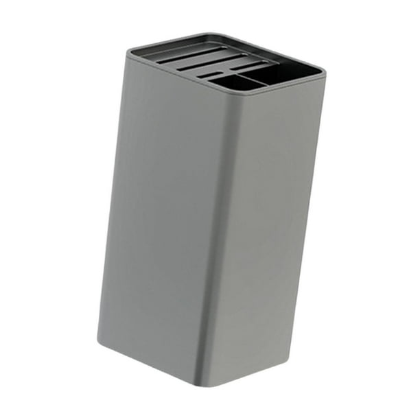 Escurridor de cubiertos, organizador de almacenamiento para la puerta de la cocina, caja para cubiertos de encimera, gris