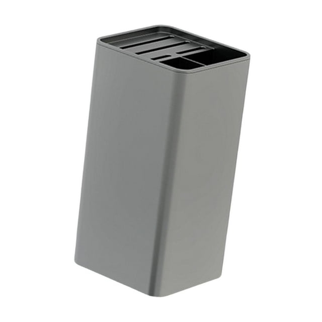 Escurridor de cubiertos, organizador de almacenamiento para la puerta de la cocina, caja para cubiertos de encimera, gris