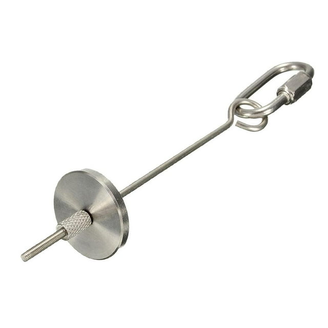Brocheta de Verduras para Pájaros Colco Soporte para loros Brochetas de acero Inoxidable para Jaula de pájaros plata L L