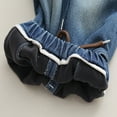thumbnail image 5 of Chenyin Infant Baby Boys Girls Fleece Jeans Pants Elastic Waist Soft Denim Pants Fall Winter Padded Trousers for Toddler 6 Months - 4 Years, 5 of 9