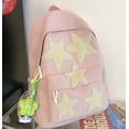thumbnail image 2 of Bonita Mochila escolar para adolescentes y niñas, Mochila de viaje Coreana de gran capacidad para ordenador portátil, paquete de libros, bolso de mano Oxford impermeable Fivean unisex, 2 of 2