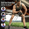 thumbnail image 2 of kit Bandas Elásticas Bloosom  Ejercicio Crossfit Liga De Resistencia 5 Pzas Multicolor, 2 of 5