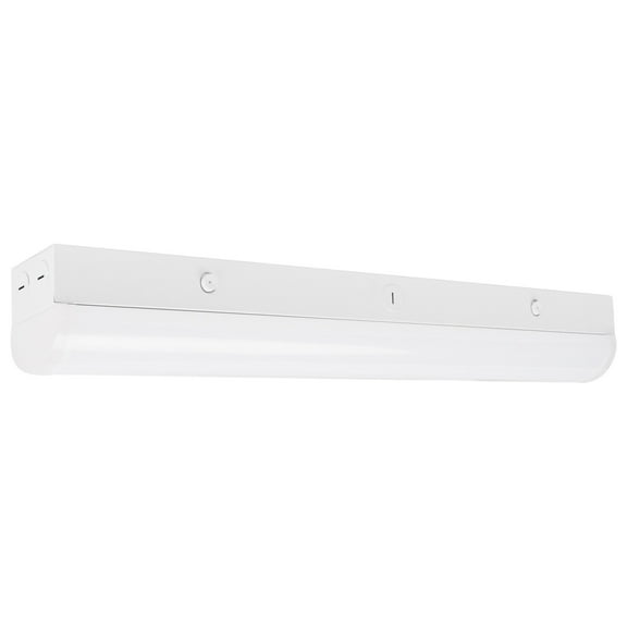 Nuvo Lighting - 20W LED CCT Selectable Linear Strip Light with Emergency Battery