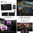 thumbnail image 4 of 9" Android 12 Car Stereo FM Video Multimedia Player for Toyota Fortuner 2007-2015 Fm Car Radio with Bluetooth Audio and Hands Free Calling DSP GPS Touchscreen Car Radio, 4 of 7