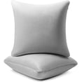 thumbnail image 4 of 12 × 20 Pillow Insert (Pack of 2) Memory Foam Lumbar Support Throw Pillow Sham Rectangular for Decorative Cushion Bed Couch Sofa Without Deform After Longtime Use(Grey), 4 of 5