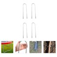 thumbnail image 4 of 4 Pcs Piquet de Tente en Forme de U Clou de Sol en Acier Outil de Fixation de Clou de Camping, 4 of 7