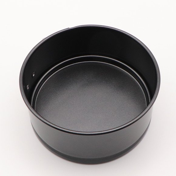 Bandeja para hornear con fondo vivo, molde para pasteles de acero al carbono de 4 pulgadas, bandeja para pasteles, molde redondo con revestimiento antiadherente, herramientas para hornear