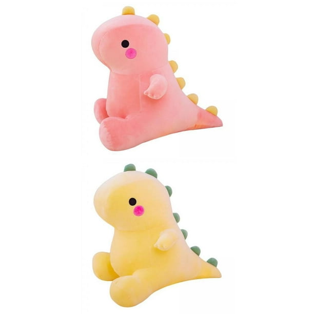 2Pieces Cute Dinosaur Plush Toys Stuffed Animal for Baby Birthday Gifts Gift  
