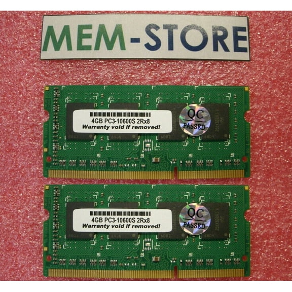 8GB (2x4GB) DDR3 1333MHz SODIMM Crucial CT2K4G3S1339M Equivalent Laptop Memory (3rd Party)