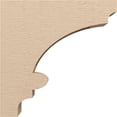 thumbnail image 3 of 5"W x 20"D x 20"H Thin Diane Rough Cedar Woodgrain TimberThane Corbel, Primed Tan, 3 of 6