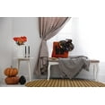 thumbnail image 5 of Simply Daisy Spooky Cats Pale Gold Halloween Chenille Area Rug, 5' Round, 5 of 5