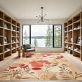 thumbnail image 2 of ODIKA 5'x7' Machine Washable Non-Slip Area Rug, Watercolor Beige High Traffic Rug, Beige, 1097567, 2 of 7