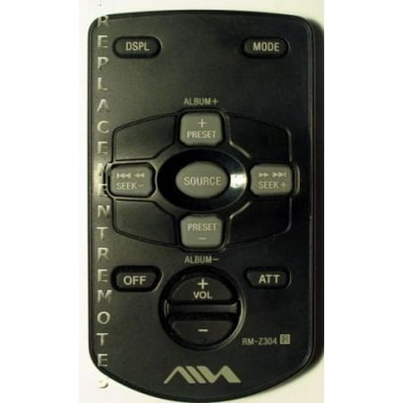 Aiwa Sound System AIWA RMZ304 p n 147652651 Audio System Remote Control Aiwa Sound System AIWA RMZ304 p n 147652651 Audio System Remote Control