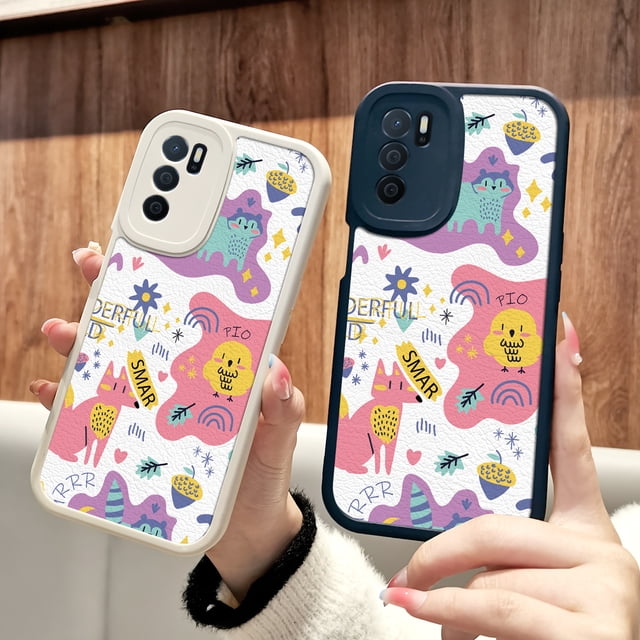 ¡Mantén tu iPhone seguro y elegante con esta divertida funda para teléfono plateada, colorida, mate, de doble capa, con dibujos animados!
