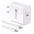 thumbnail image 2 of Cargador Tipo C, PD 20W Carga Rápida con Cable USB C a C 1M 3A Compatible Con Samsung Galaxy S21 Ultra/Note10/S20 Ultra/S10/S9/S8 /Huawei P30/Xiaomi 11/Motorola Hora tipo c - tipo c, 2 of 4