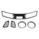 thumbnail image 1 of for Nissan Navara NP300 2015-2020 Carbon Fibre ABS Car Air Conditioner AC Outlet Vent Frame Cover Tr, 1 of 5