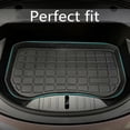 thumbnail image 5 of KIKIMO Tesla Model Y Storage Mat and Cargo Liners, Tesla Model Y Accessories, All Weather Trunk Mat, Waterproof Rear Cargo Mat Custom Fit for Tesla, Heavy Duty Floor Mats, 5 of 7